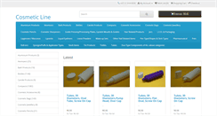 Desktop Screenshot of cosmeticline.co.za