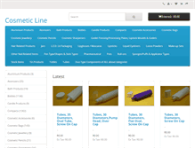 Tablet Screenshot of cosmeticline.co.za